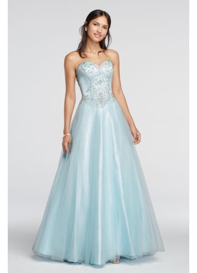 Long Ballgown Strapless Formal Dresses Dress - Sean Collections